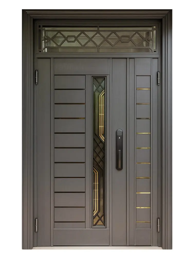 Nova Royal Series Wrought Iron Custom Exterior Door Style 343