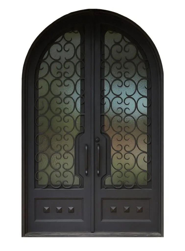 Nova Royal Series Wrought Iron Custom Exterior Door Style 254