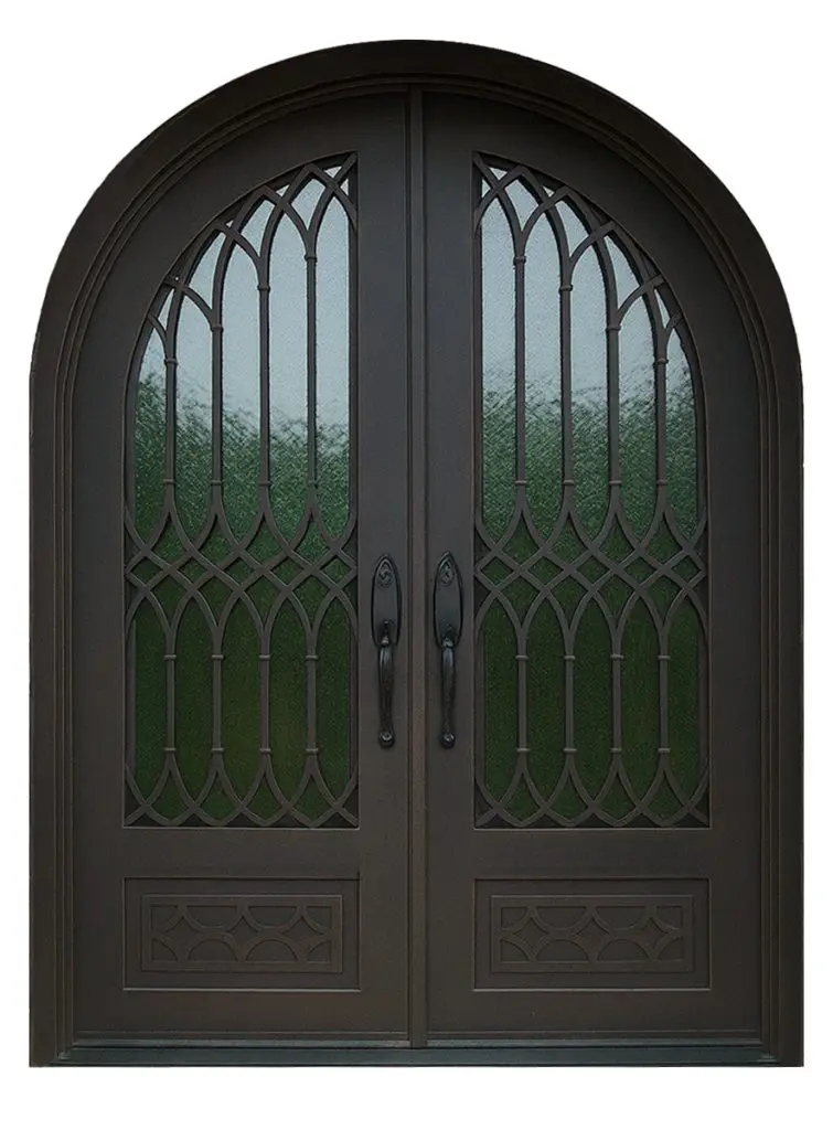 Nova Royal Series Wrought Iron Custom Exterior Door Style 131