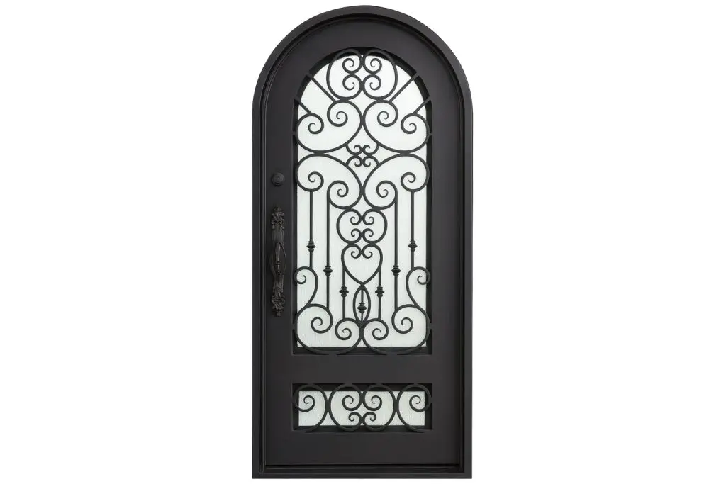 Nova Royal Series Wrought Iron Custom Exterior Door Style 115