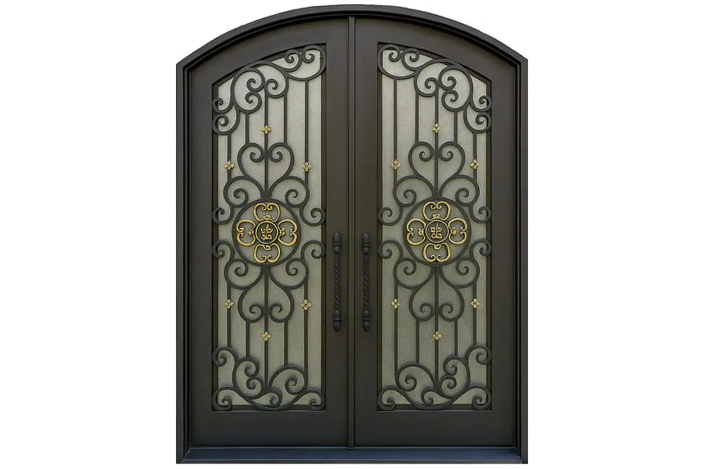 Nova Royal Series Wrought Iron Custom Exterior Door Style 185