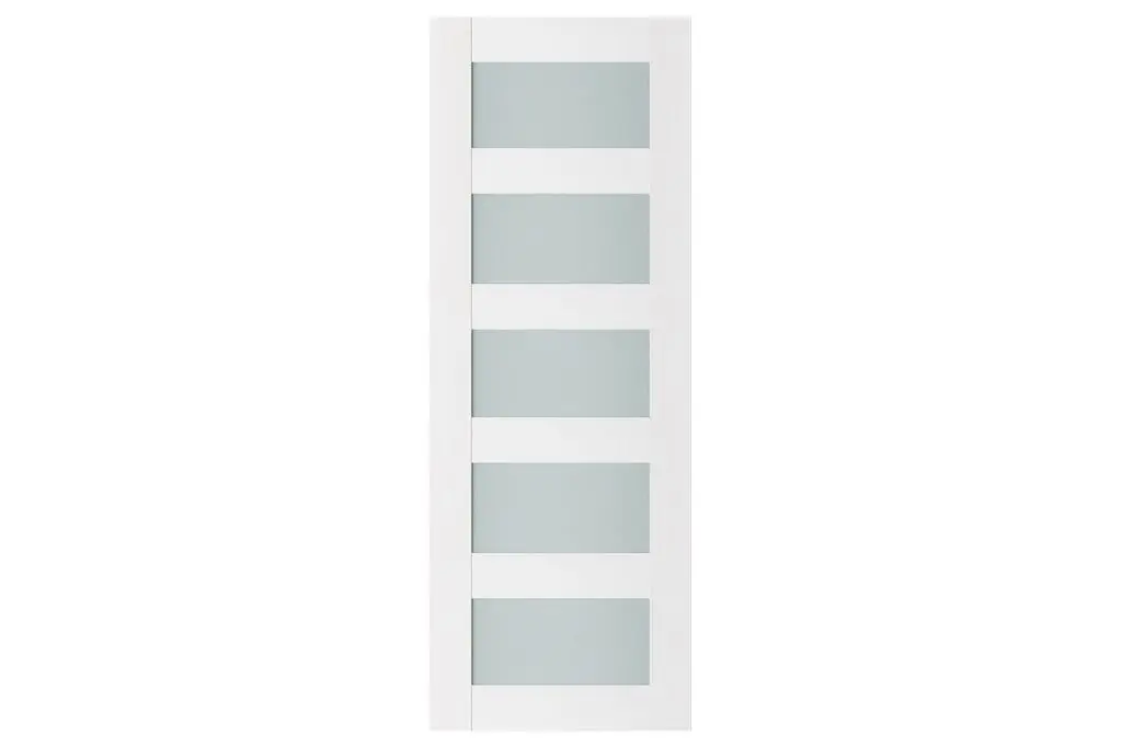 Nova Triplex 022 Soft White Laminated Modern Interior Door - Slab