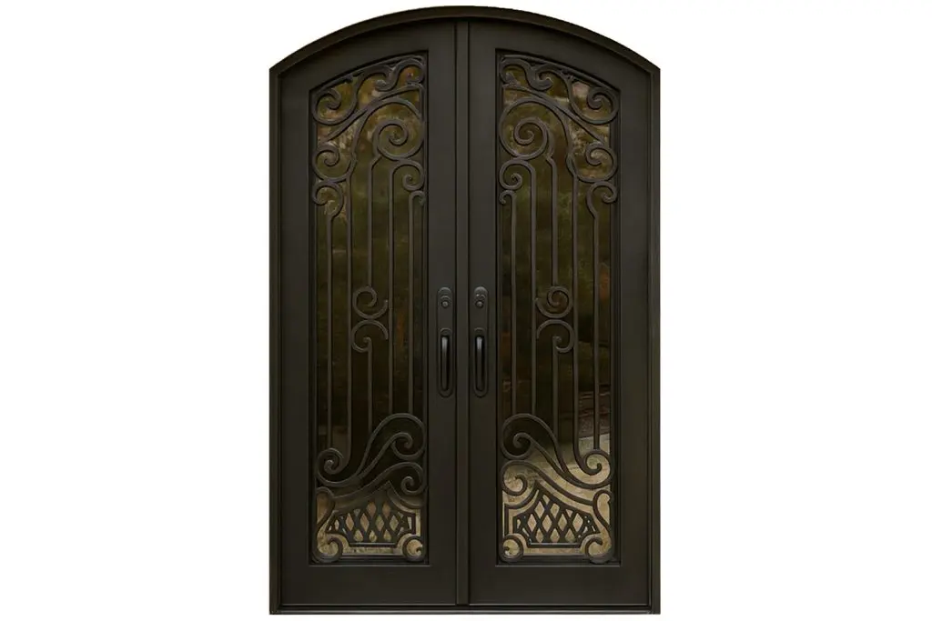 Nova Royal Series Wrought Iron Custom Exterior Door Style 137