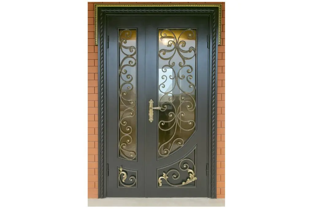 Nova Royal Series Wrought Iron Custom Exterior Door Style 305
