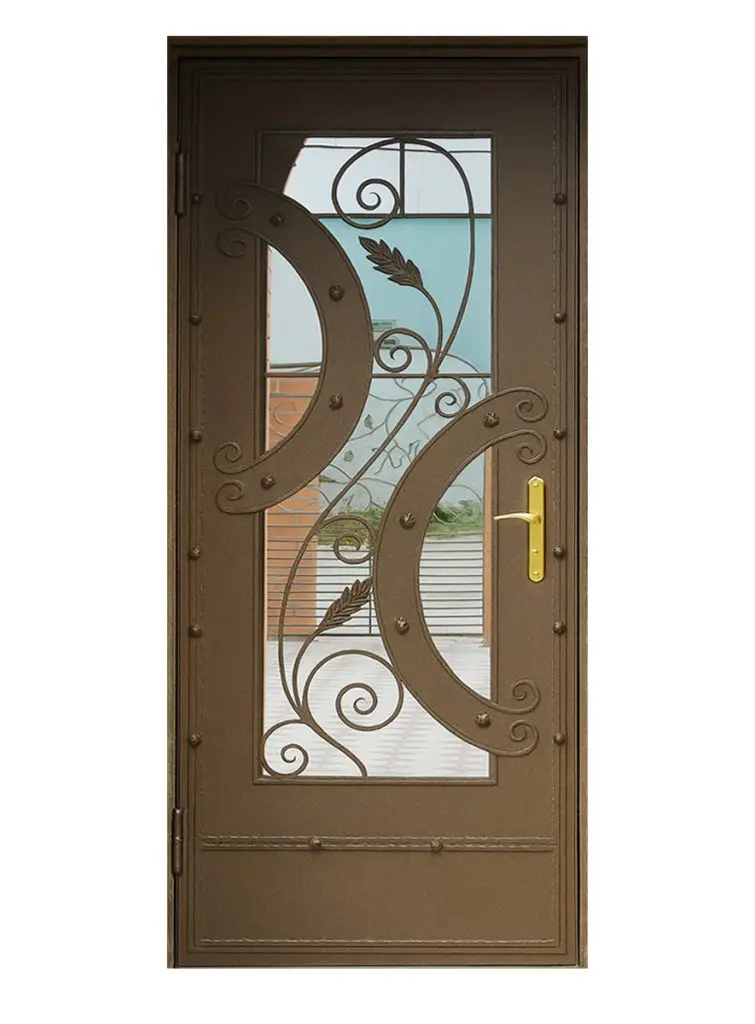 Nova Royal Series Wrought Iron Custom Exterior Door Style 311
