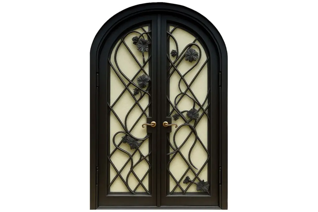 Nova Royal Series Wrought Iron Custom Exterior Door Style 164