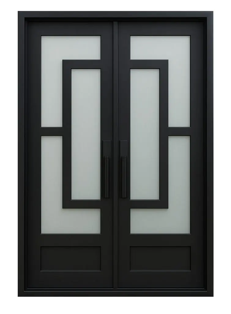 Nova Royal Series Wrought Iron Custom Exterior Door Style 264