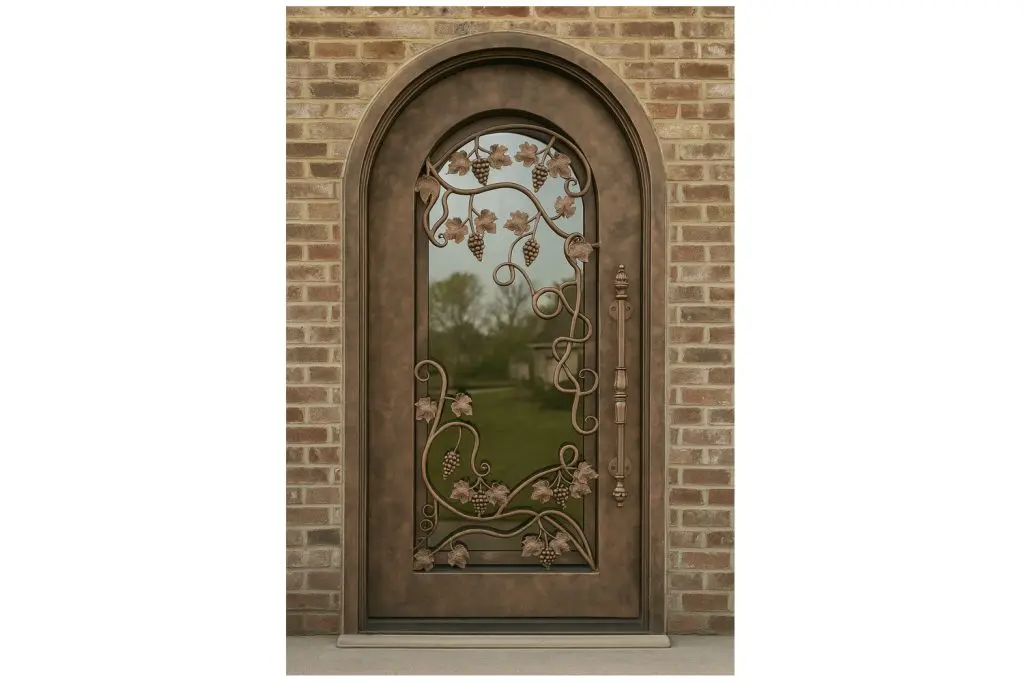 Nova Royal Series Wrought Iron Custom Exterior Door Style 260