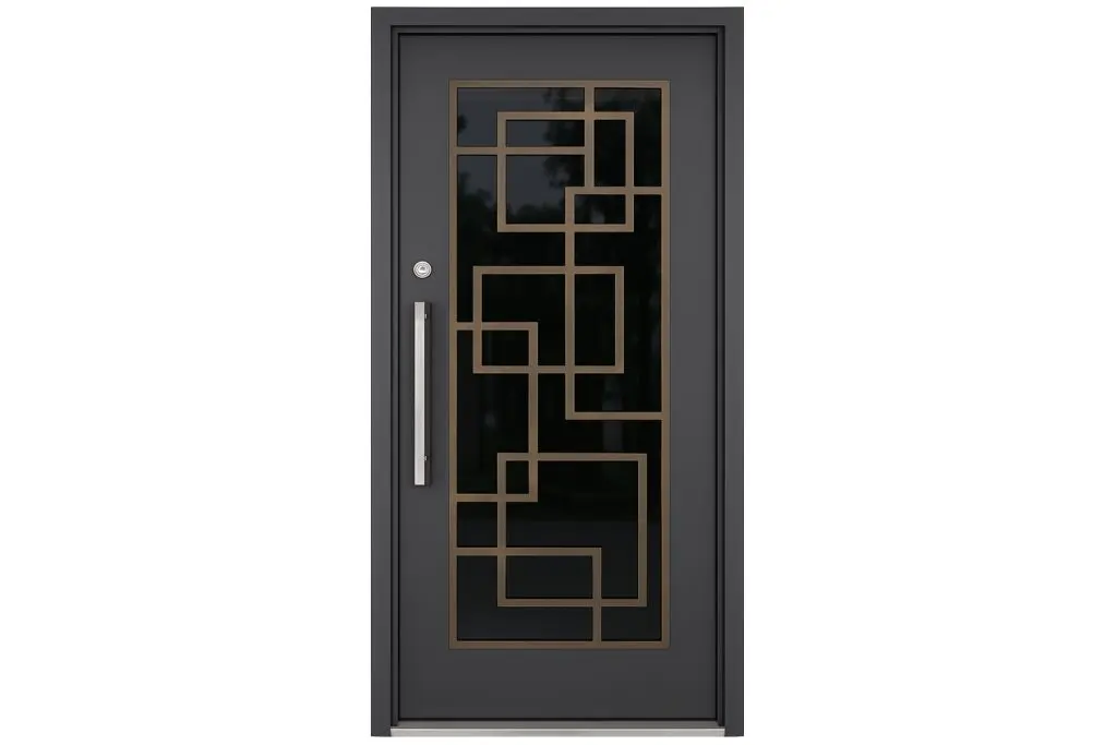 Nova Royal Series Wrought Iron Custom Exterior Door Style 086