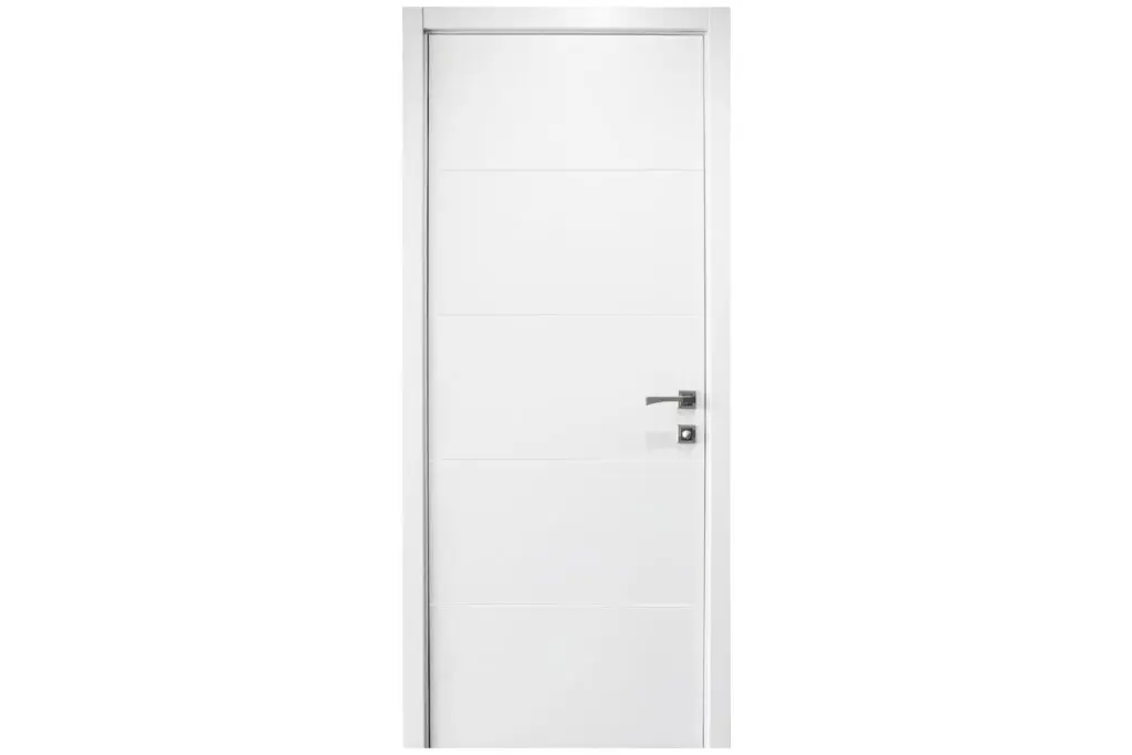 Nova Graffiti Soft White Laminated Modern Interior Door - Single Door