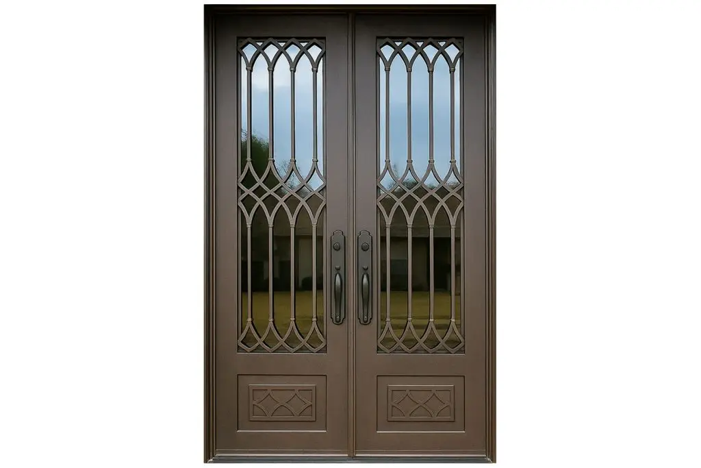 Nova Royal Series Wrought Iron Custom Exterior Door Style 144