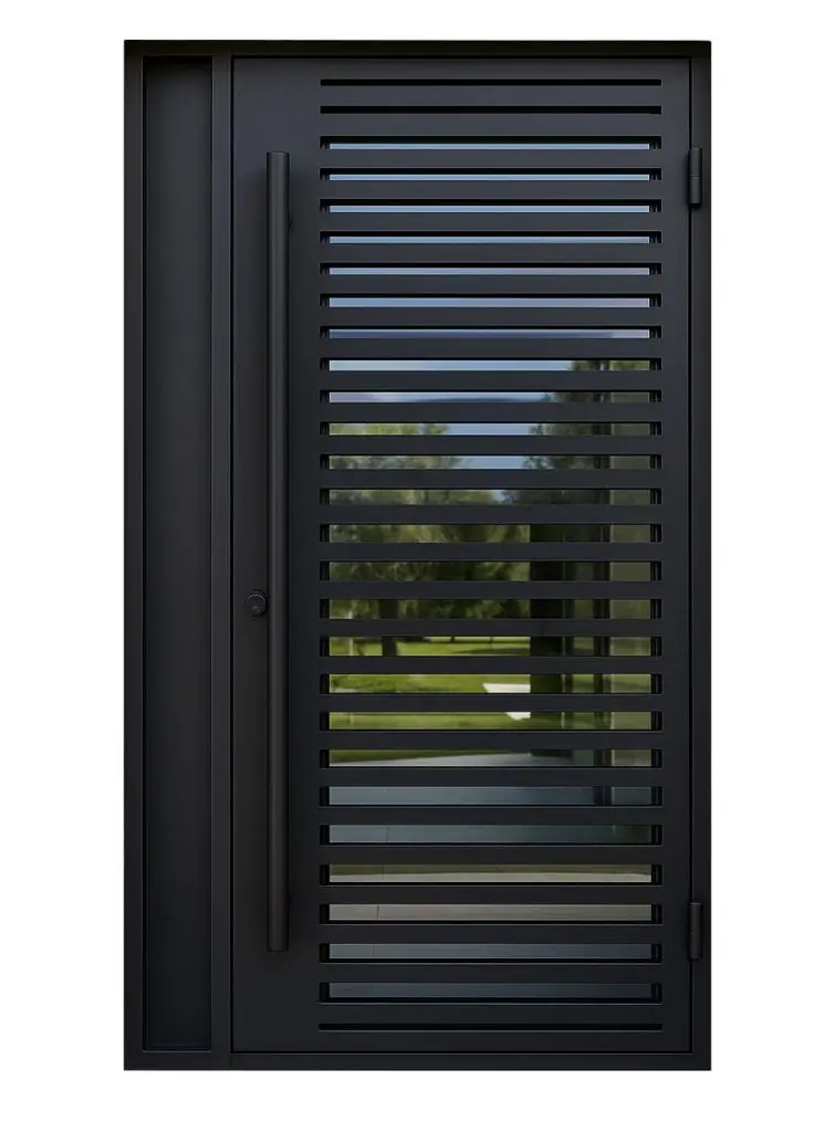 Nova Royal Series Wrought Iron Custom Exterior Door Style 070