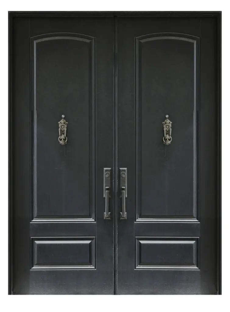 Nova Royal Series Wrought Iron Custom Exterior Door Style 004