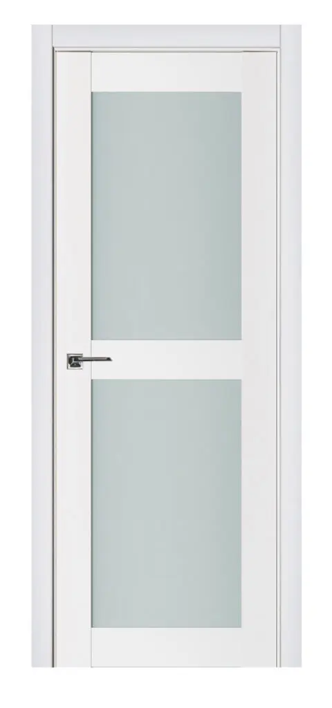 Nova Triplex 009 Soft White Laminated Modern Interior Door