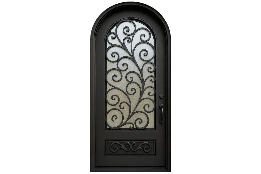 Nova Royal Series Wrought Iron Custom Exterior Door Style 271