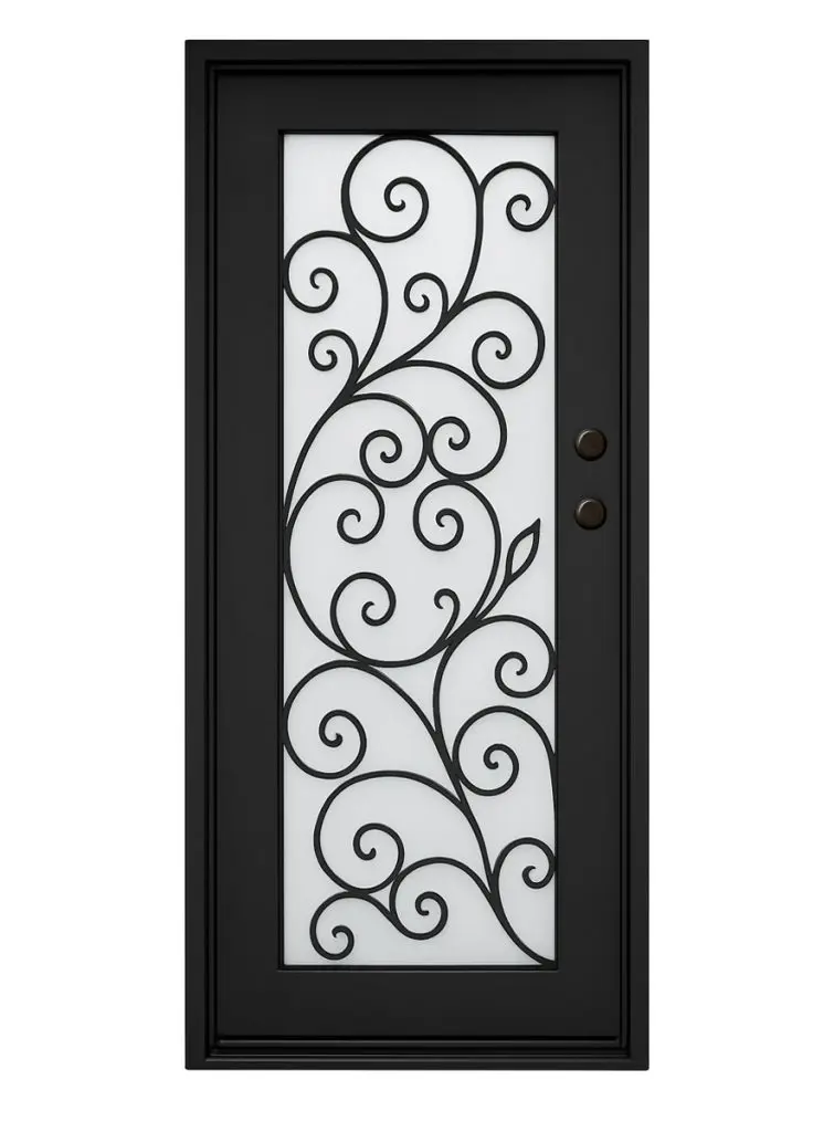 Nova Royal Series Wrought Iron Custom Exterior Door Style 236