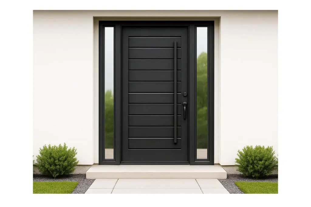 Nova Royal Series Wrought Iron Custom Exterior Door Style 243