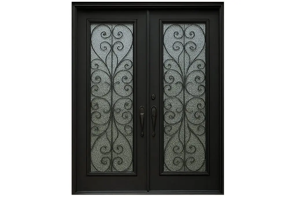 Nova Royal Series Wrought Iron Custom Exterior Door Style 265