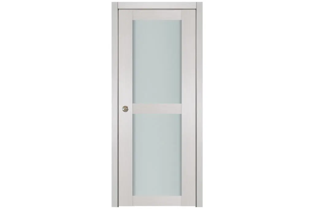 Nova 2 Lite White Wenge Wood Laminated Modern Interior Door - Single Pocket
