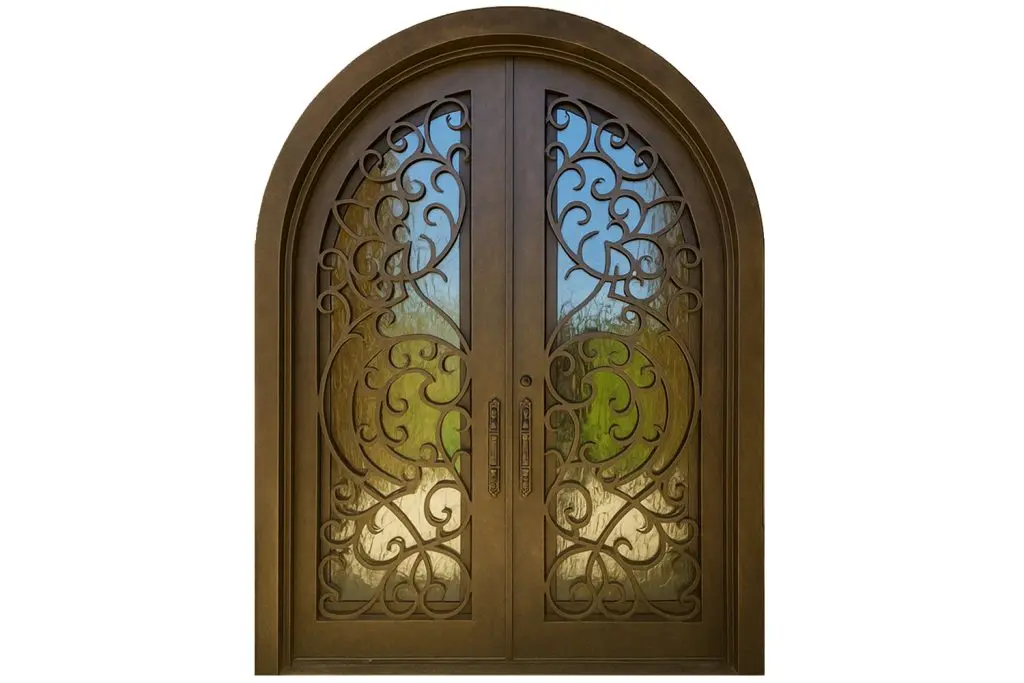 Nova Royal Series Wrought Iron Custom Exterior Door Style 282