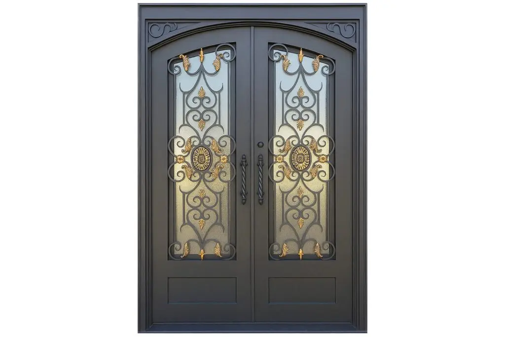 Nova Royal Series Wrought Iron Custom Exterior Door Style 337