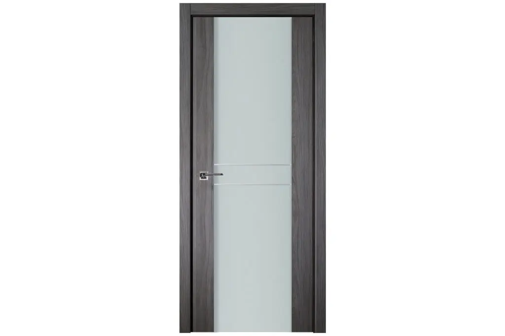 Nova Italia Vetro 2HC Swiss Elm Laminate Interior Door - Single Door