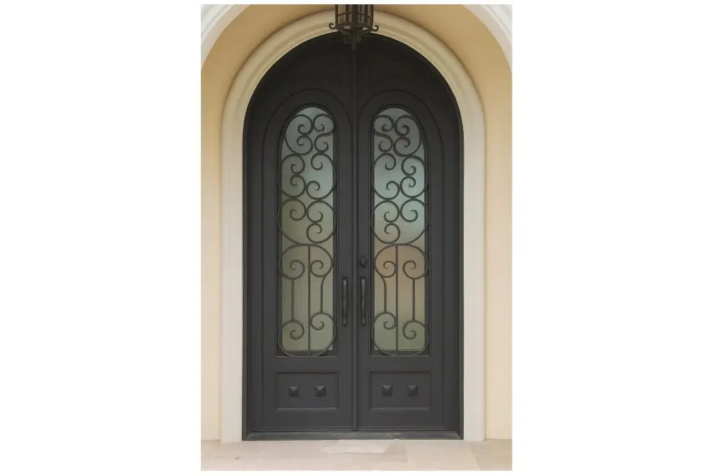 Nova Royal Series Wrought Iron Custom Exterior Door Style 251