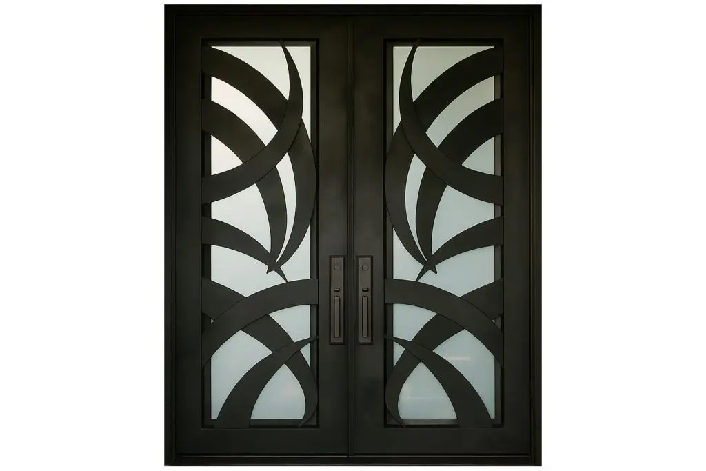 Nova Royal Series Wrought Iron Custom Exterior Door Style 161