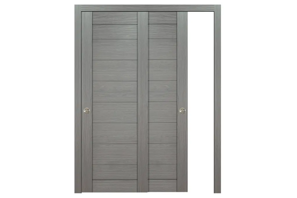 Domino 02 Wenge Modern Laminated Modern Interior Door - Bypass Door