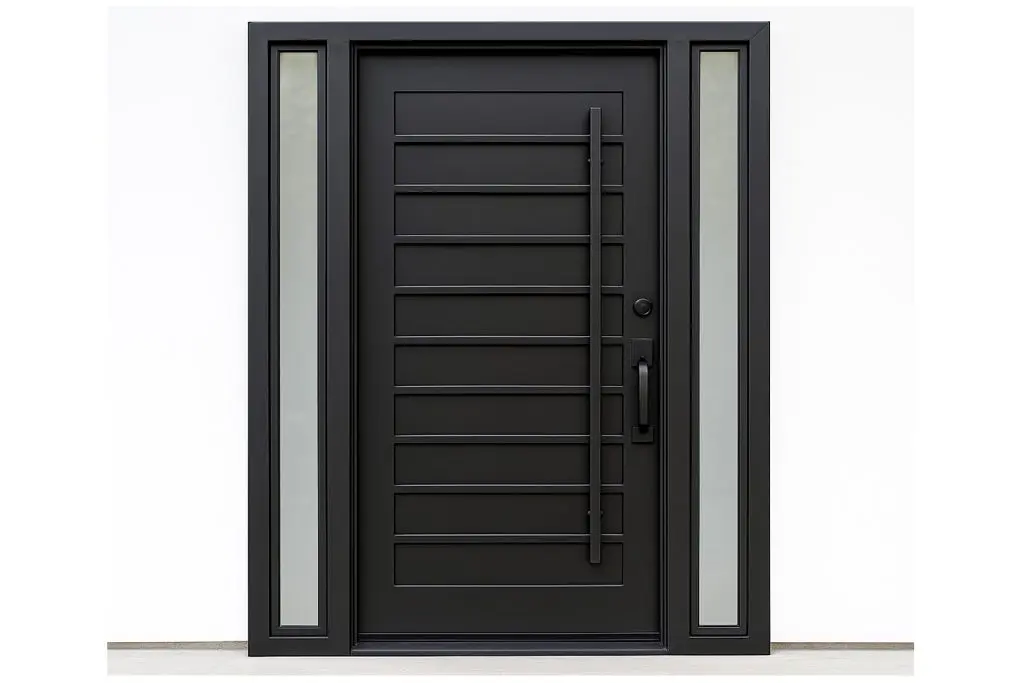 Nova Royal Series Wrought Iron Custom Exterior Door Style 242