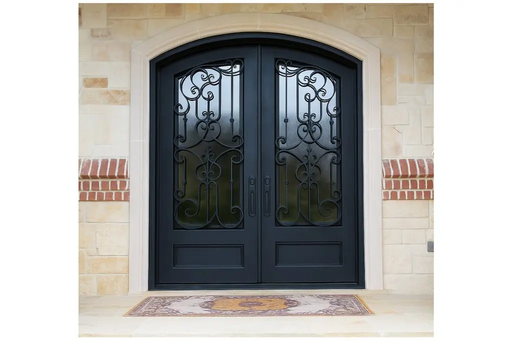 Nova Royal Series Wrought Iron Custom Exterior Door Style 151