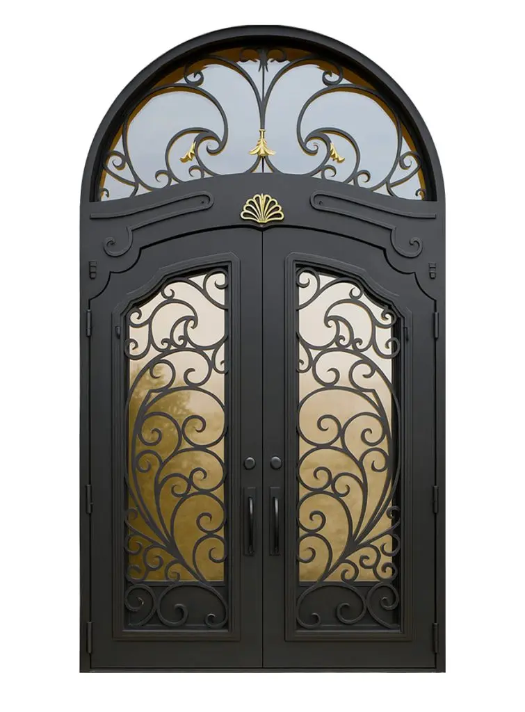 Nova Royal Series Wrought Iron Custom Exterior Door Style 295