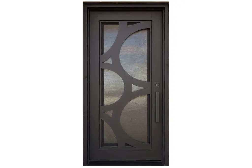 Nova Royal Series Wrought Iron Custom Exterior Door Style 259