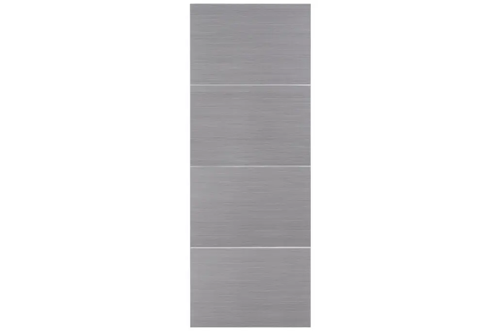 Nova HG-008 Silver Ash Laminated Modern Interior Door - Slab