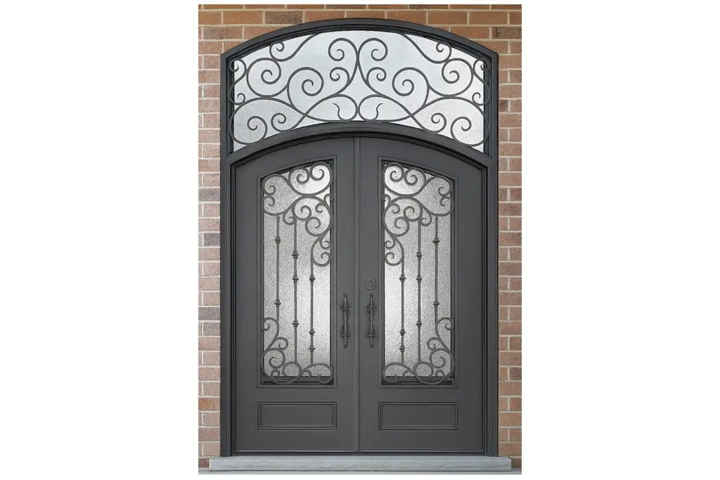 Nova Royal Series Wrought Iron Custom Exterior Door Style 347