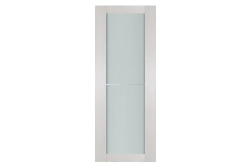 Nova 1 Lite 1H White Wenge Wood Laminated Modern Interior Door - Slab