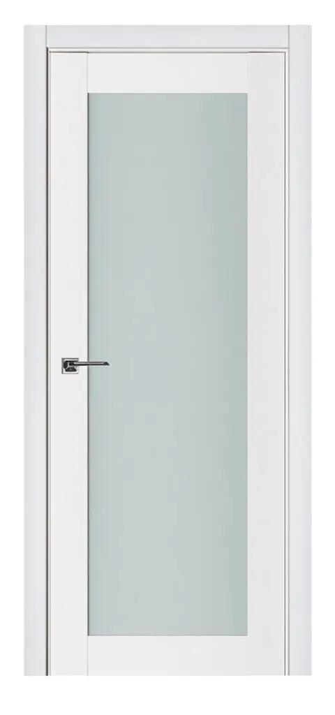 Nova Triplex 054 Soft White Laminated Modern Interior Door