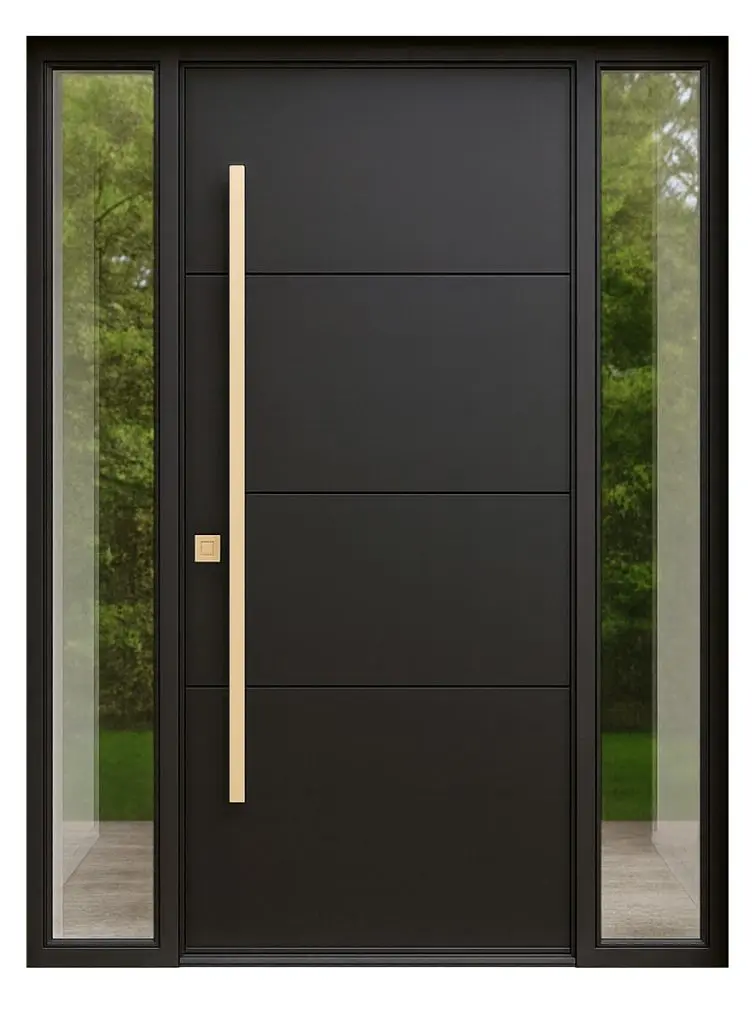 Nova Royal Series Wrought Iron Custom Exterior Door Style 237
