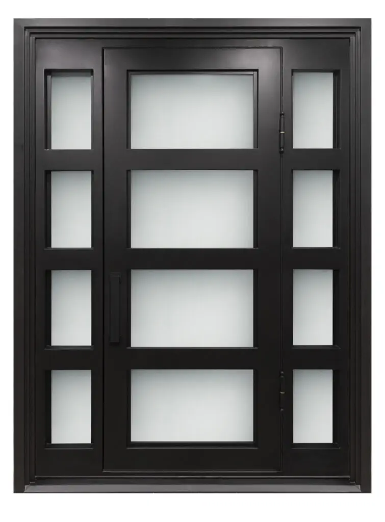 Nova Royal Series Wrought Iron Custom Exterior Door Style 051