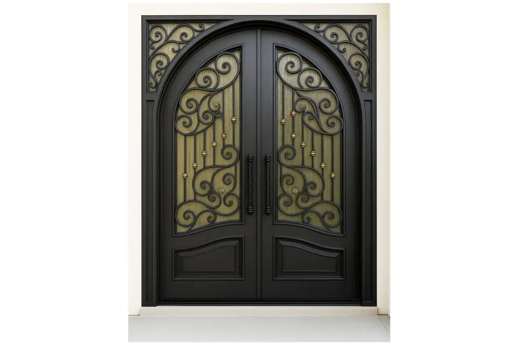 Nova Royal Series Wrought Iron Custom Exterior Door Style 267