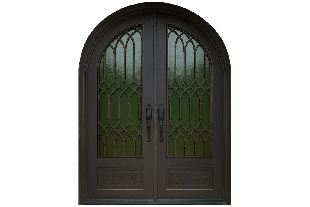 Nova Royal Series Wrought Iron Custom Exterior Door Style 132