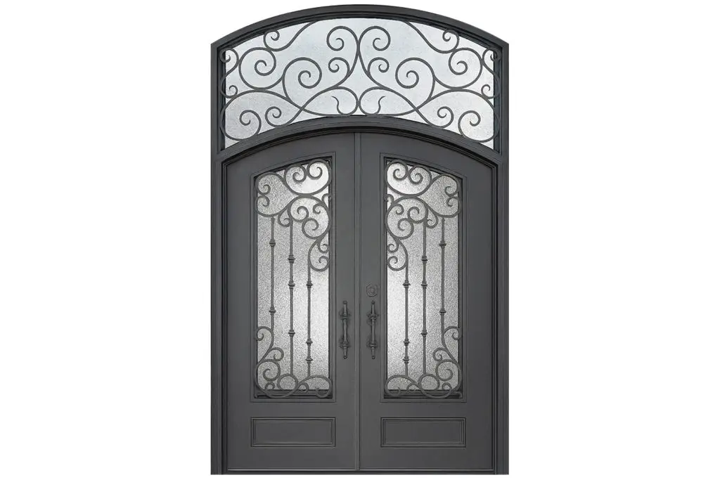 Nova Royal Series Wrought Iron Custom Exterior Door Style 347