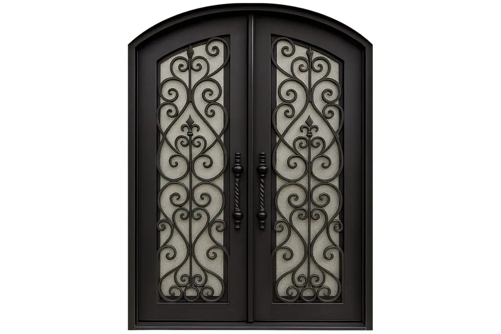 Nova Royal Series Wrought Iron Custom Exterior Door Style 184