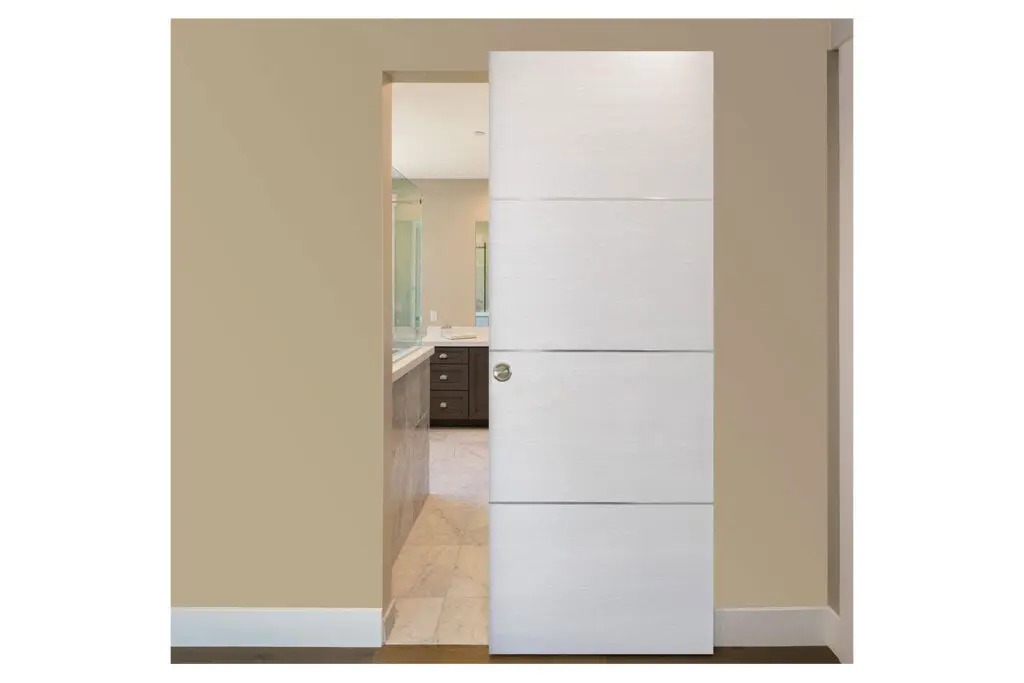 Nova HG-008 White Wenge Laminated Modern Interior Door - Magic Door