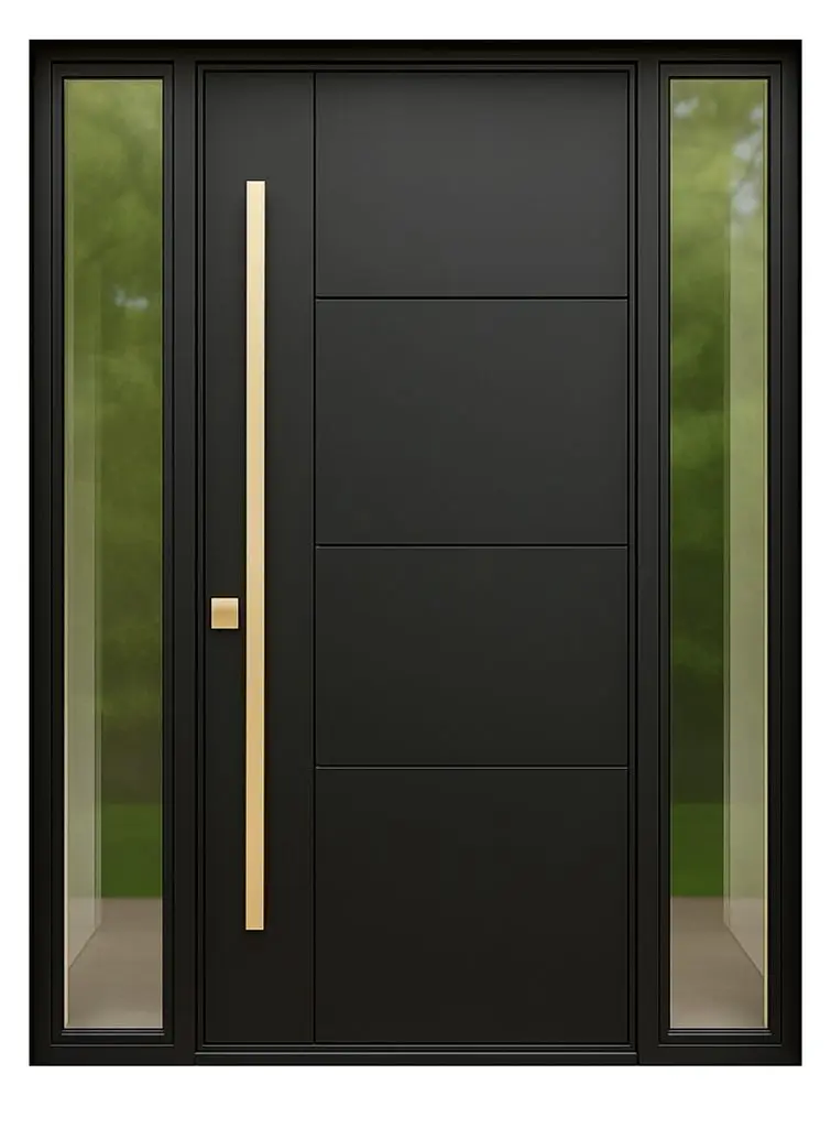 Nova Royal Series Wrought Iron Custom Exterior Door Style 238