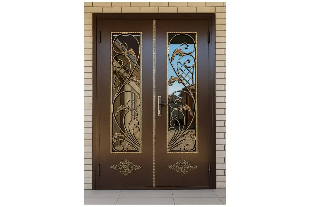 Nova Royal Series Wrought Iron Custom Exterior Door Style 327