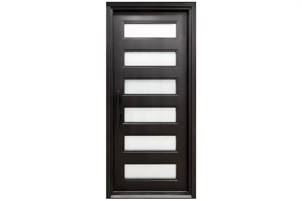 Nova Royal Series Wrought Iron Custom Exterior Door Style 055