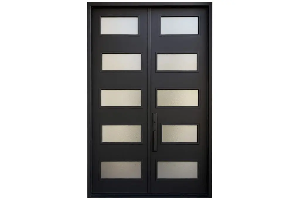 Nova Royal Series Wrought Iron Custom Exterior Door Style 065