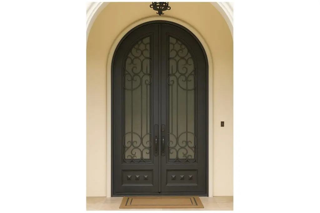 Nova Royal Series Wrought Iron Custom Exterior Door Style 252