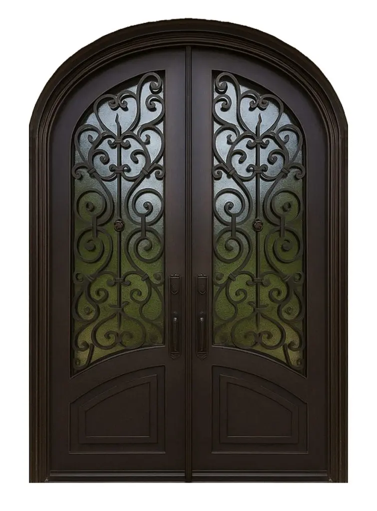 Nova Royal Series Wrought Iron Custom Exterior Door Style 150